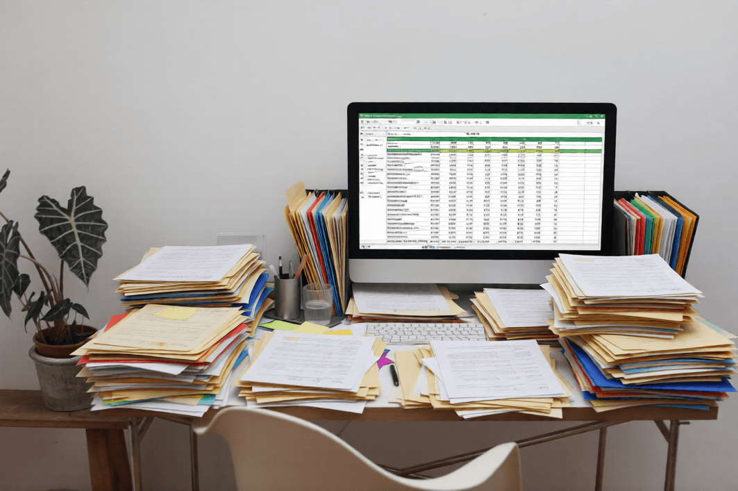 Papierchaos vor Werkli